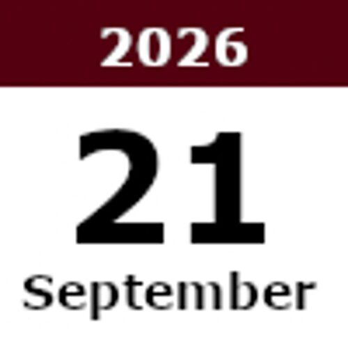Termin 21. September 2026